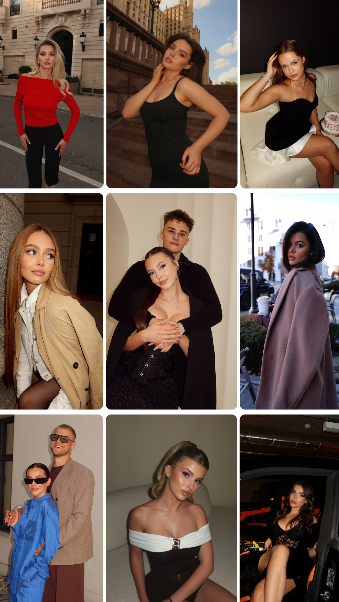 Photo of the satisfied customers during their professional photo sessions in Vilnus, Lithuania